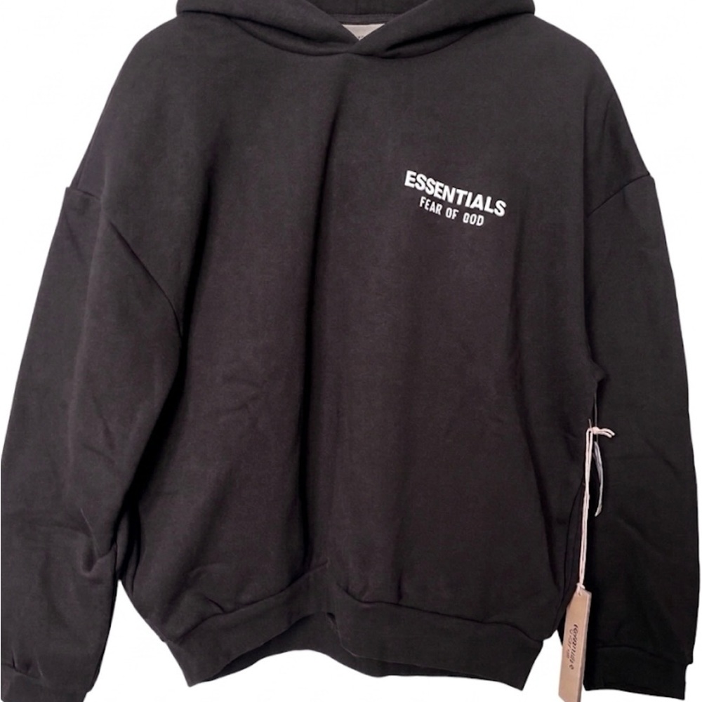 FEAR OF GOD ESSENTIALS Hoodie - Black - Size Small - NWT